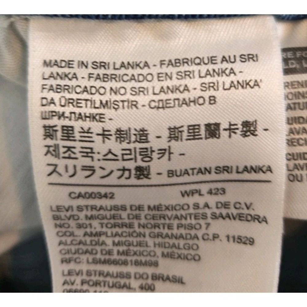 Levi's 721 Womans Jeans Plus Size 24W X 30L High Rise Skinny - Picture 8 of 9